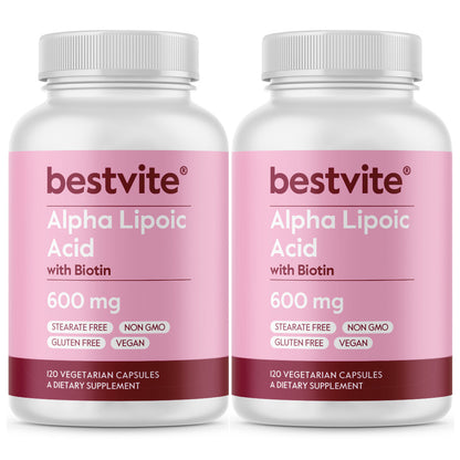 Alpha Lipoic Acid 600mg with Biotin