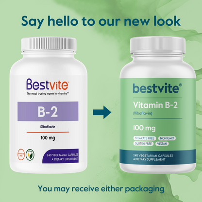 Vitamin B-2 (Riboflavin) 100mg