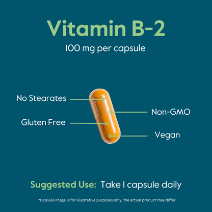 Vitamin B-2 (Riboflavin) 100mg