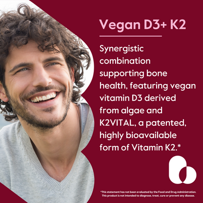 Vegan Vitamin D3 w Vitamin K2