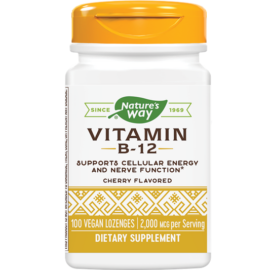 Nature's Way, Vitamin B-12 2000 mcg (100 Lozenges)